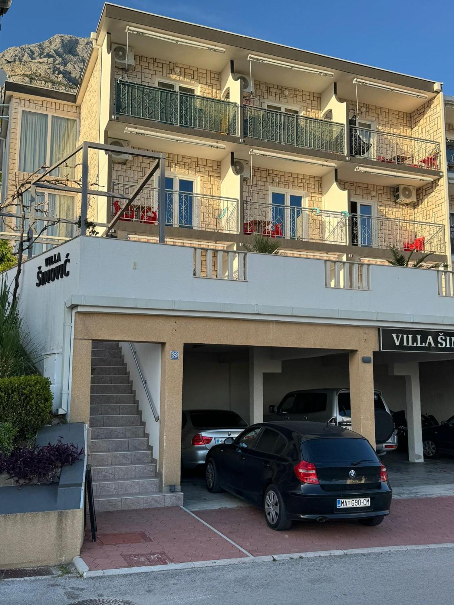 Villa Simovic Apartments Baška Voda Exteriér fotografie